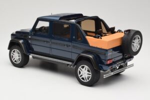 Mercedes Maybach G650 Landaulet Tummansininen GT Spirit 1:18 GT174 Hartsi — kuva 5 / 6