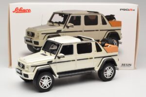 Mercedes Maybach G650 Landaulet W463 Valkoinen Schuco 1:18 450017800 Metalli — kuva 6 / 6