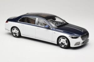 Mercedes Maybach S-Class Z223 Nautical Blue Diamond White Almost Real 1:18 820126 Metalli — kuva 6 / 8