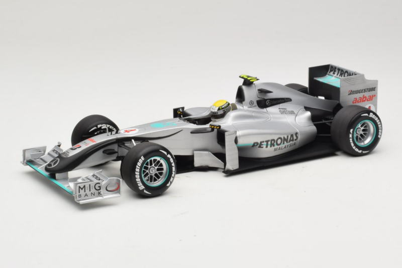 Mercedes MGP W01 #4 N. Rosberg Mercedes GP Showcar 2010 Minichamps 1:18 150100074 Metalli