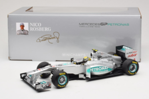 Mercedes MGP W02 #8 N. Rosberg Mercedes GP 2011 Minichamps 1:18 110110008 Metalli — kuva 7 / 7