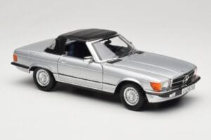 Mercedes R107 380 SL Hopea Norev 1:18 183725 Metalli — kuva 6 / 8