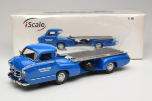 Mercedes Renntransporter Blaues Wunder iScale 1:18 118000000006-P1 Metalli — kuva 6 / 6