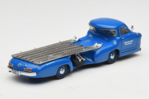 Mercedes Renntransporter Blue Wonder CMC 1:43 M-036K Metalli — kuva 3 / 8