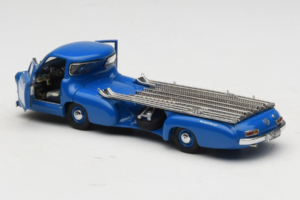 Mercedes Renntransporter Blue Wonder CMC 1:43 M-036K Metalli — kuva 5 / 8