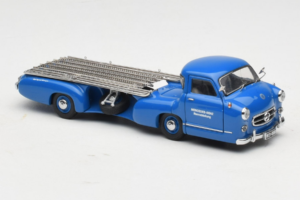 Mercedes Renntransporter Blue Wonder CMC 1:43 M-036K Metalli — kuva 6 / 8