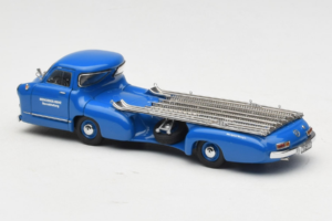Mercedes Renntransporter Blue Wonder CMC 1:43 M-036K Metalli — kuva 7 / 8