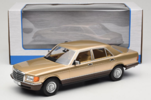 Mercedes S-Class W126 Metallic Beige MCG 1:18 MCG18548 Metalli — kuva 6 / 6