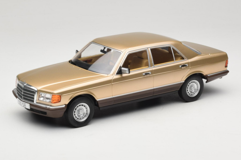 Mercedes S-Class W126 Metallic Beige MCG 1:18 MCG18548 Metalli