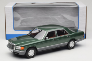 Mercedes S-Class W126 Metallic Green MCG 1:18 MCG18549 Metalli — kuva 6 / 6