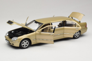 Mercedes S-Class W220 Pullman Gold Metallic Sun Star 1:18 4113 Metalli — kuva 2 / 8
