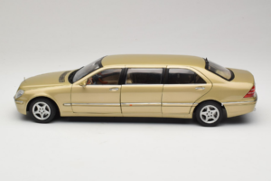 Mercedes S-Class W220 Pullman Gold Metallic Sun Star 1:18 4113 Metalli — kuva 4 / 8