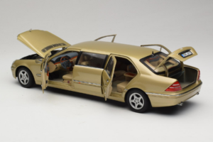 Mercedes S-Class W220 Pullman Gold Metallic Sun Star 1:18 4113 Metalli — kuva 5 / 8
