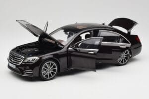 Mercedes S-Class W222 AMG Line Ruby Musta Metallic Norev 1:18 183483 Metalli — kuva 2 / 8