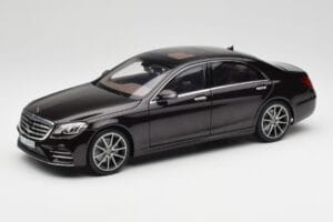 Mercedes S-Class W222 AMG Line Ruby Musta Metallic Norev 1:18 183483 Metalli