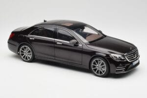 Mercedes S-Class W222 AMG Line Ruby Musta Metallic Norev 1:18 183483 Metalli — kuva 6 / 8