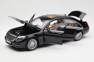 Mercedes S-Class W222 Musta Metallic Norev 1:18 183480 Metalli — kuva 2 / 8