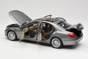 Mercedes S-Class W222 Grey Metallic Norev 1:18 183481 Metalli — kuva 5 / 8