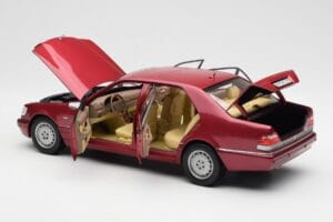 Mercedes S500 W140 Punainen Metallic Norev 1:18 183579 Metalli — kuva 5 / 8