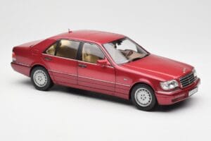 Mercedes S500 W140 Punainen Metallic Norev 1:18 183579 Metalli — kuva 6 / 8