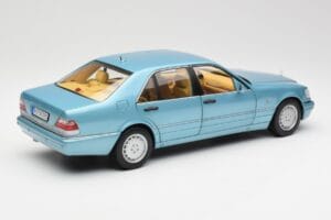 Mercedes S500 W140 Turkoosi Metallic Norev 1:18 183561 Metalli — kuva 3 / 8