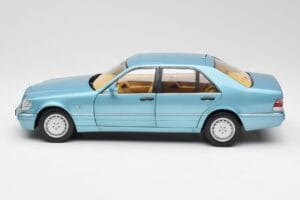 Mercedes S500 W140 Turkoosi Metallic Norev 1:18 183561 Metalli — kuva 4 / 8