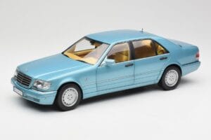 Mercedes S500 W140 Turkoosi Metallic Norev 1:18 183561 Metalli