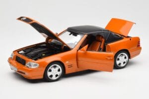Mercedes SL 500 R129 Oranssi Metallic Norev 1:18 183752 Metalli — kuva 2 / 8