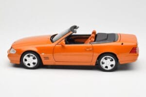 Mercedes SL 500 R129 Oranssi Metallic Norev 1:18 183752 Metalli — kuva 4 / 8