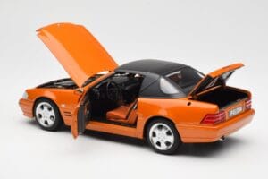 Mercedes SL 500 R129 Oranssi Metallic Norev 1:18 183752 Metalli — kuva 5 / 8