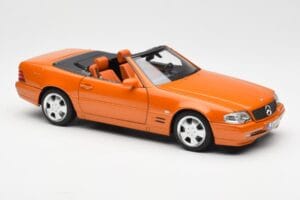 Mercedes SL 500 R129 Oranssi Metallic Norev 1:18 183752 Metalli — kuva 6 / 8