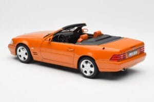 Mercedes SL 500 R129 Oranssi Metallic Norev 1:18 183752 Metalli — kuva 7 / 8