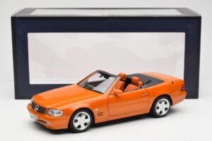 Mercedes SL 500 R129 Oranssi Metallic Norev 1:18 183752 Metalli — kuva 8 / 8