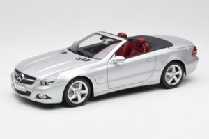 Mercedes SL 500 R230 Cabriolet Iridium Hopea Minichamps 1:18 B66962388 Metalli