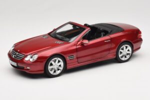 Mercedes SL 500 R230 Red Metallic Rajoitettu Painos Norev 1:18 183841 Metalli