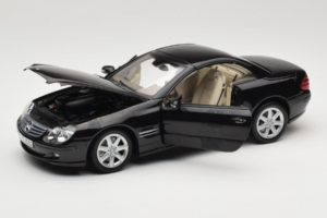 Mercedes SL R129 Musta Minichamps 1:18 B66962171 Metalli — kuva 3 / 11
