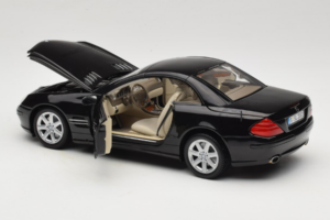 Mercedes SL R129 Musta Minichamps 1:18 B66962171 Metalli — kuva 10 / 11