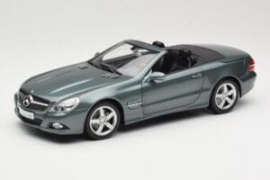 Mercedes SL R230 Amiant Green Minichamps 1:18 B66962389 Metalli