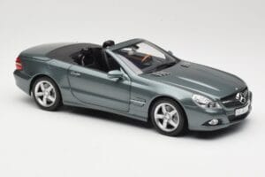 Mercedes SL R230 Amiant Green Minichamps 1:18 B66962389 Metalli — kuva 6 / 8