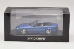 Mercedes SL R230 Tanzanite Sininen Minichamps 1:43 B66962250 Metalli — kuva 4 / 4