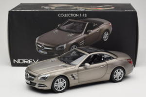 Mercedes SL500 R231 Dark Grey Matt Norev 1:18 183590 Metalli — kuva 9 / 9