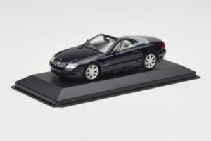 Mercedes SL500 R129 Dark Blue Metallic Minichamps 1:43 SL001 Metalli — kuva 2 / 4