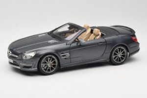 Mercedes SL65 AMG Black Series R230 Matte Black Maisto 1:18 36198 Metalli