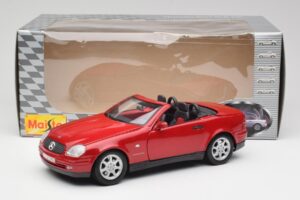 Mercedes SLK 230 R170 Punainen Maisto 1:18 56023 Metalli — kuva 9 / 9