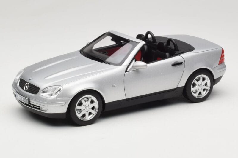 Mercedes SLK R170 Brilliant Silver Norev 1:18 183020 Metalli