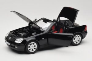 Mercedes SLK200 R170 Musta Norev 1:18 B66040714 Metalli — kuva 2 / 9