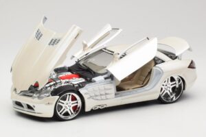 Mercedes SLR McLaren C199 Valkoinen Maisto 1:18 31068 Metalli — kuva 2 / 8