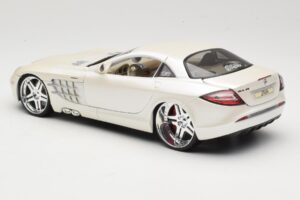 Mercedes SLR McLaren C199 Valkoinen Maisto 1:18 31068 Metalli — kuva 7 / 8