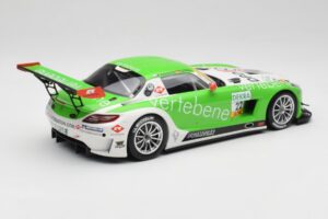 Mercedes AMG SLS C197 GT3 MS Racing #22 V. Sigacev / C. Stoll ADAC GT Masters 2011 Minichamps 1:18 151113102 Metalli — kuva 2 / 6