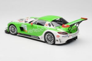 Mercedes AMG SLS C197 GT3 MS Racing #22 V. Sigacev / C. Stoll ADAC GT Masters 2011 Minichamps 1:18 151113102 Metalli — kuva 5 / 6